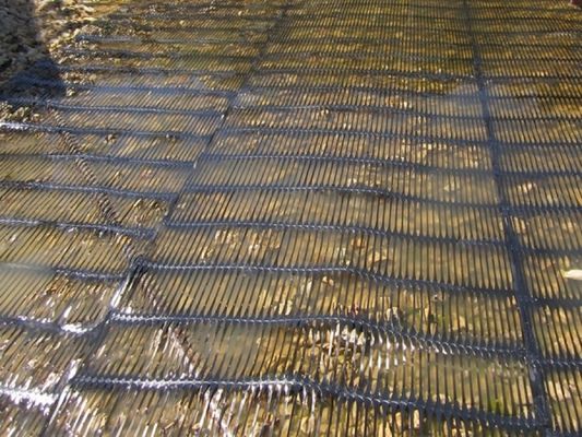 1m Largura de rolo Design asiático PE rede de vedação uniaxial Geogrid para reforço de estrada