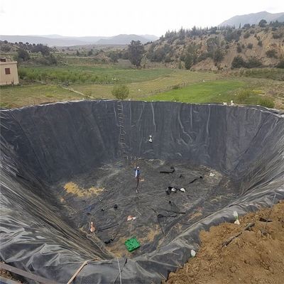 2m-8m Largura Geomembrana agrícola HDPE Peixe de fazenda de lago Liner para alta flexibilidade