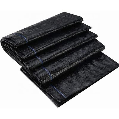 Rolo de geotextil tecido de PP para controle de ervas daninhas de jardim Largura 1-6m Apoio técnico pós-venda