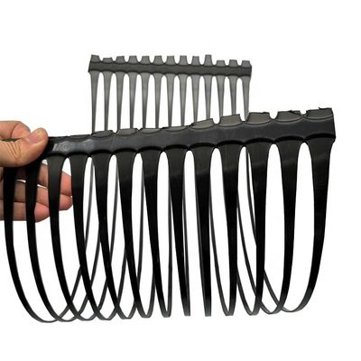 Geogrid de plástico uniaxial de alta resistência 40kn/M HDPE para comprimento de rolo de 50 m e largura de 1 m