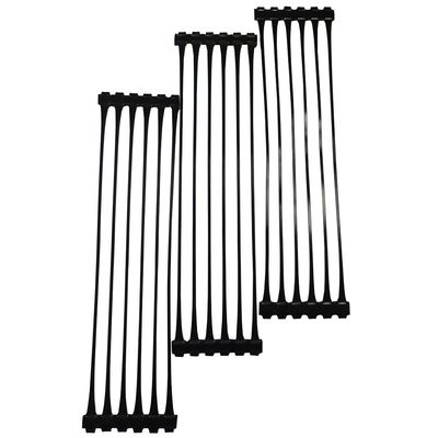 Geogrid de plástico uniaxial de alta resistência 40kn/M HDPE para comprimento de rolo de 50 m e largura de 1 m