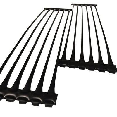 Geogrid de plástico uniaxial de alta resistência 40kn/M HDPE para comprimento de rolo de 50 m e largura de 1 m