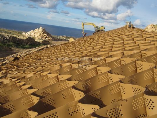 Reforço do solo de projeto tradicional Geogrid Material HDPE Geocell Gravel para calçada