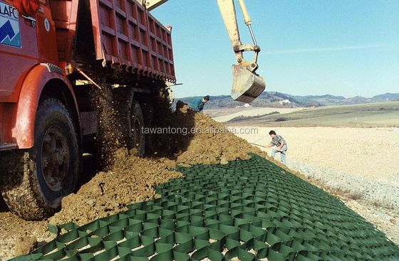 Reforço do solo de projeto tradicional Geogrid Material HDPE Geocell Gravel para calçada