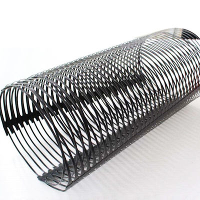 120KN HDPE Plástico Uniaxial Geogrid para estabilização geossintética 50m comprimento de rolo