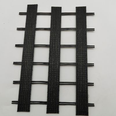 Estabilizador do solo de estradas Grelha geográfica uniaxial 5m Largura 50KN/M Resistência à tração Material durável