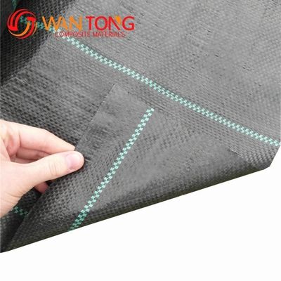 Alta resistência à tração 5oz preto PP tecido Geotextil para construção de estradas