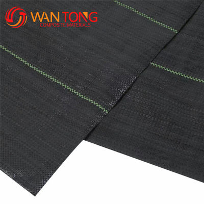 Alta resistência à tração 5oz preto PP tecido Geotextil para construção de estradas