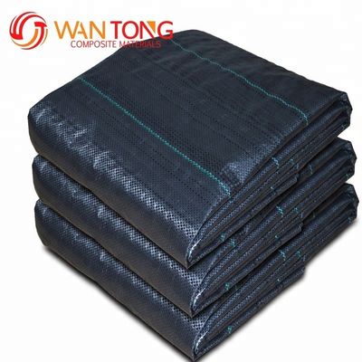 Alta resistência à tração 5oz preto PP tecido Geotextil para construção de estradas