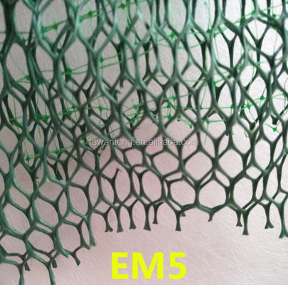 Geomata 3D de plástico de design contemporâneo para controle de erosão e rede de proteção de inclinação