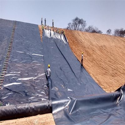 Geomembrana de HDPE de largura personalizada para aterros sanitários e lagoas de peixes