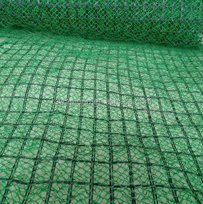 Geomata 3D de plástico de design contemporâneo para controle de erosão e rede de proteção de inclinação