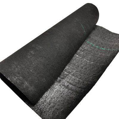 PP Alta resistência à tração 70GSM-400GSM Geotextil tecido para controle de ervas daninhas do jardim de mirtilos