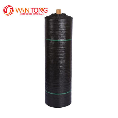 PP Alta resistência à tração 70GSM-400GSM Geotextil tecido para controle de ervas daninhas do jardim de mirtilos