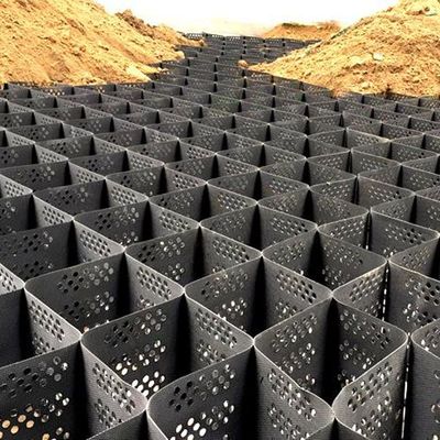 1.0-1.7MM Espessura Geocell de cascalho para aplicação em terraplanagem na construção rodoviária