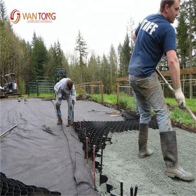 Geocélulas para proteção da inclinação das estradas de estrada HDPE Pavimentação Plastic Gravel Stabilizer