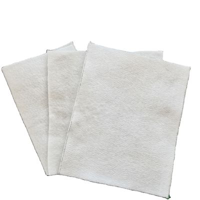 Agulha para animais de estimação de fibra curta preta, geotextil não tecido perfurado para reforço de filtragem