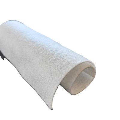 Agulha para animais de estimação de fibra curta preta, geotextil não tecido perfurado para reforço de filtragem