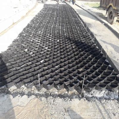 ISO14001 Geocell de HDPE personalizado para construção de paredes de contenção e estabilização de cascalho