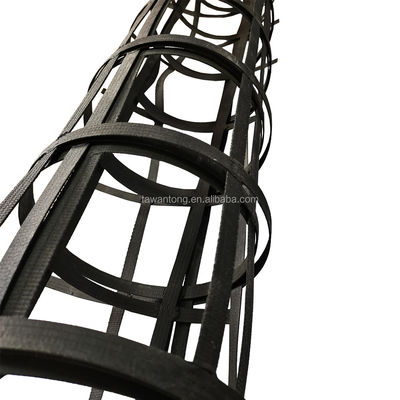 1-6m Largura Alta resistência à tração Soldadura Biaxial Aço Plástico Composito Geogrid Feito