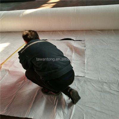 Poliéster cinza de polipropileno agulha perfurada Geotextil não tecido para 100gm 1000gm