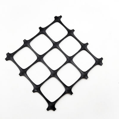Fornecimento direto de geogrid de plástico biaxial de 1-6m de largura para estrada de mina de carvão estrada ferroviária