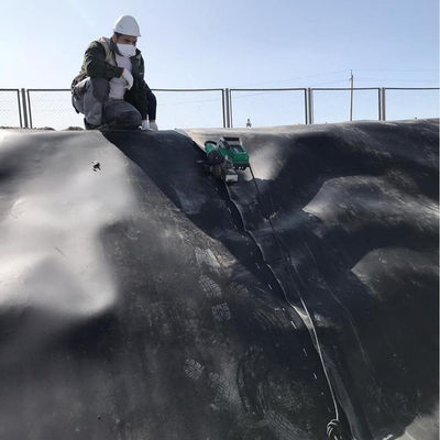 1 mm HDPE Geomembrane Waterproofing Pond Liner para o projeto de barragem de irrigação agrícola