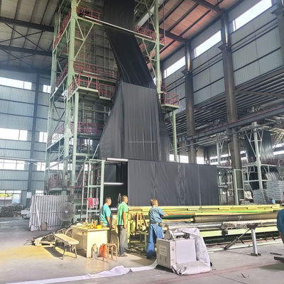 Projecto de lago de peixes da barragem do Quénia Geomembrana de HDPE de 500 microns com padrão GB/ASTM GRI-GM13