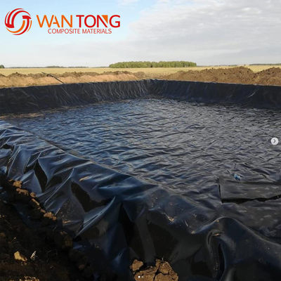 Liner de lago impermeável de folha de peixe 1,5 mm Geomembrana de HDPE para estilo de design chinês