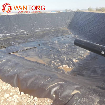 Liner de lago impermeável de folha de peixe 1,5 mm Geomembrana de HDPE para estilo de design chinês