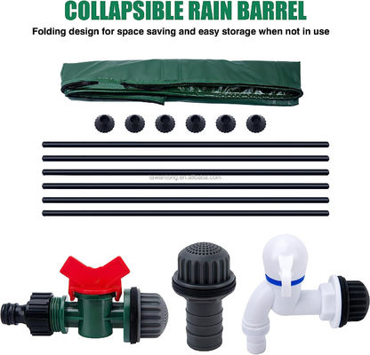 Barril de chuva dobrável de 250L A adição perfeita ao seu sistema de armazenamento de água do jardim