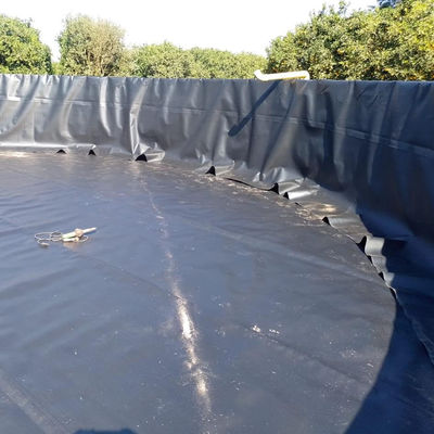 100% de HDPE virgem LLDPE de lago de peixe Geomembrana impermeável rolos de HDPE para criação de camarão