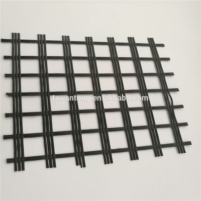 12.7*12.7mm 25.4*25.4mm Tamanho de malha Grelha geográfica de fibra de vidro revestida com betume para estrada de asfalto