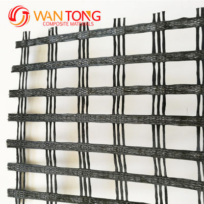 12.7*12.7mm 25.4*25.4mm Tamanho de malha Grelha geográfica de fibra de vidro revestida com betume para estrada de asfalto