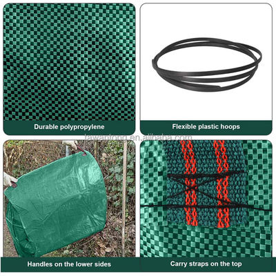 Saco de armazenamento de resíduos de jardim de folhas de 72 litros de capacidade A solução de compostagem ecológica