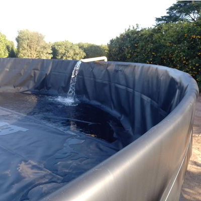 Geomembrana de HDPE contemporânea 0,5 mm 0,75 mm para distribuidor de linhas de lago de peixe