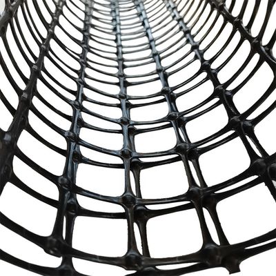 Material de construção rodoviária Polipropileno Biassiais Geogrid com 15-60KN resistência à tração