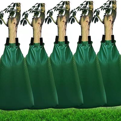 Saco de irrigação de raízes de liberação lenta de 25 galões para árvores Sistema automático de irrigação por gotejamento