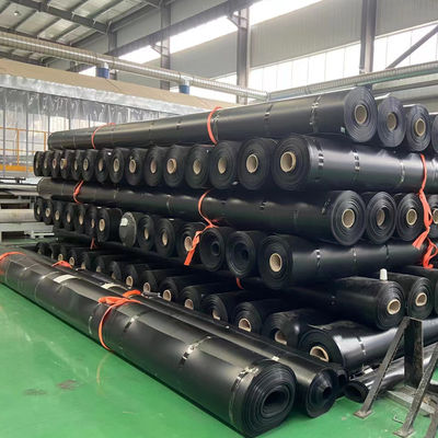 Reforçado de geomembrana de HDPE, revestimento de membrana de lago para matéria-prima 100% virgem de HDPE LLDPE