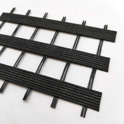 Geogrids negros de alta resistência para construção de paredes de retenção uniaxial e biaxial