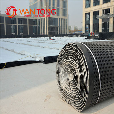 10mm 20mm 30mm Drainage Cell Board Folha de plástico Dimple Drain Plate Mat para paisagem