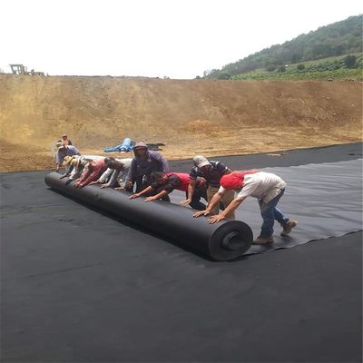 Serviço de instalação no local de revestimento de piscina de hidrogénio de geomembrana liso de HDPE padrão ASTM