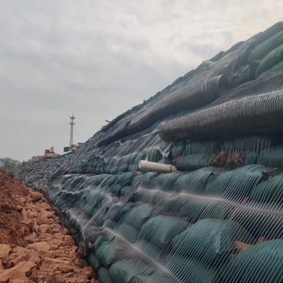 Geogrides de plástico unidireccional de HDPE para geogrides uniaxiais