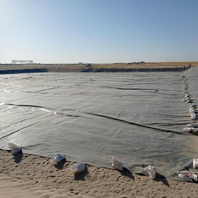 Geomembrana de HDPE para lago de camarão na Indonésia Material durável de 1 mm de espessura