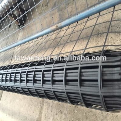 20kn-1200kn Geogrid composto de aço e plástico para construção de estradas e estabilização do solo