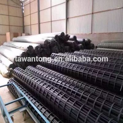 20kn-1200kn Geogrid composto de aço e plástico para construção de estradas e estabilização do solo