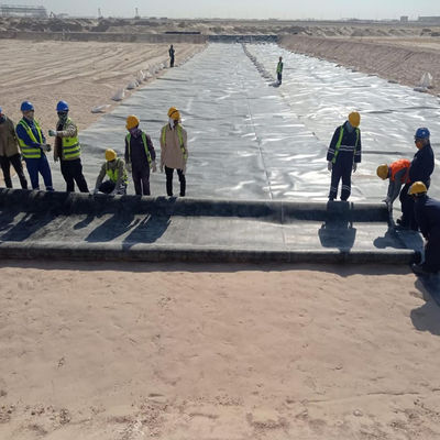 Liner de geomembrana 100% virgem de HDPE LLDPE 1 mm 2 mm de HDPE para aterro sanitário de cultura de lagoas de peixes