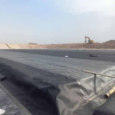 Cor preta 1mm HDPE Geomembrana Peixe Farm Poço Liner com estilo de design contemporâneo