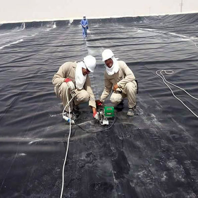 Cor preta 1mm HDPE Geomembrana Peixe Farm Poço Liner com estilo de design contemporâneo