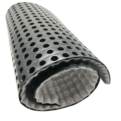 Folha de drenagem com buracos de 8 mm de altura em HDPE PP não tecido composto/tabela de drenagem